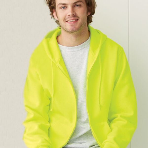 Unisex NuBlend® Full-Zip Hooded Sweatshirt Thumbnail